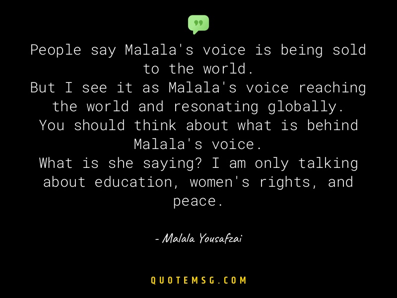 Image of Malala Yousafzai