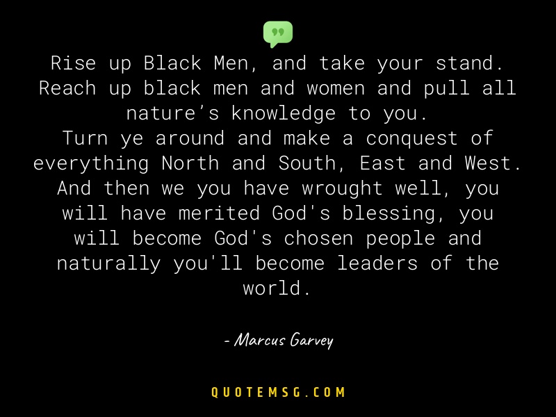 Image of Marcus Garvey