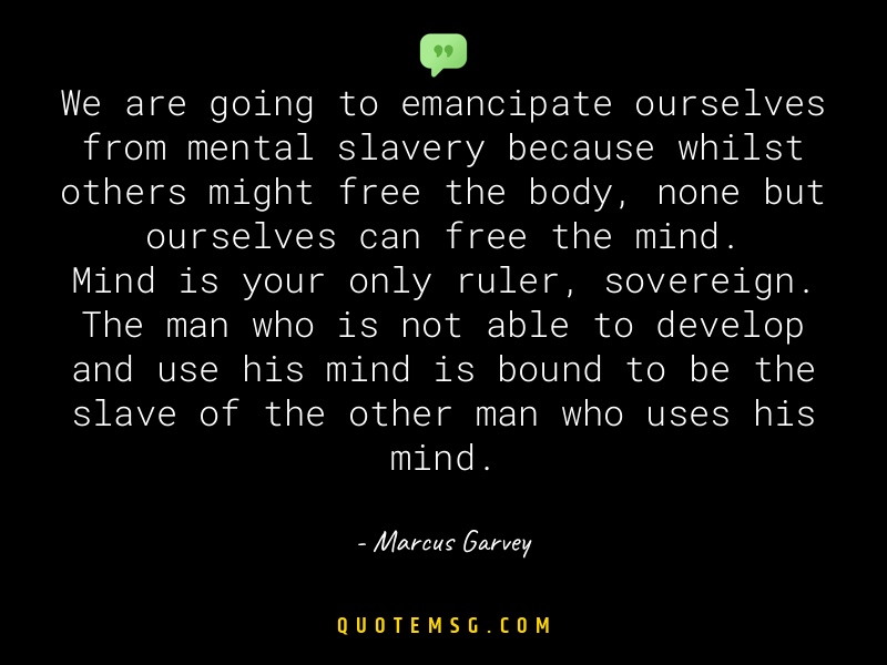 Image of Marcus Garvey