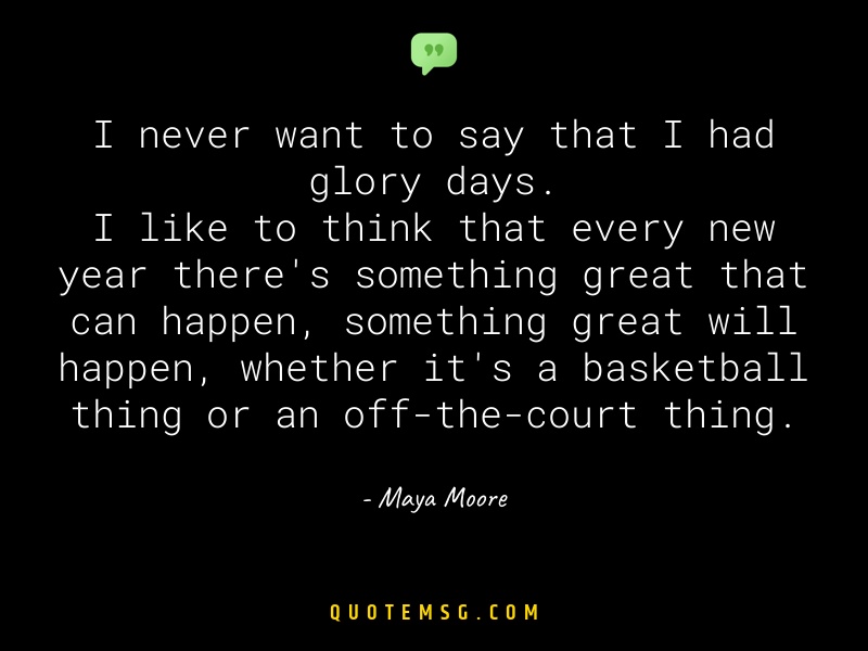 Image of Maya Moore