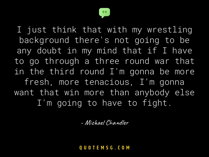 Image of Michael Chandler