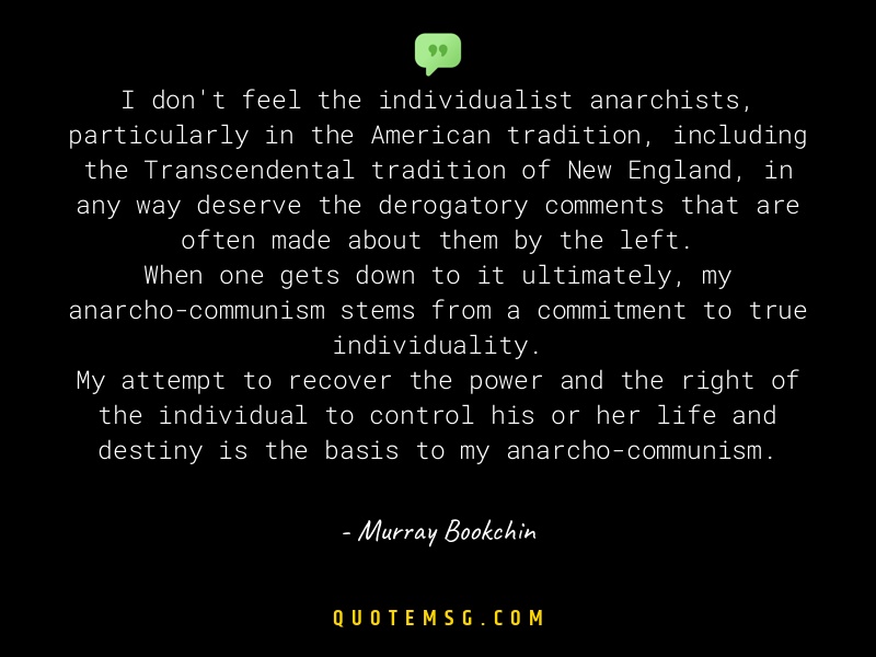 Image of Murray Bookchin