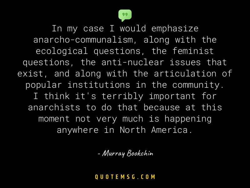 Image of Murray Bookchin