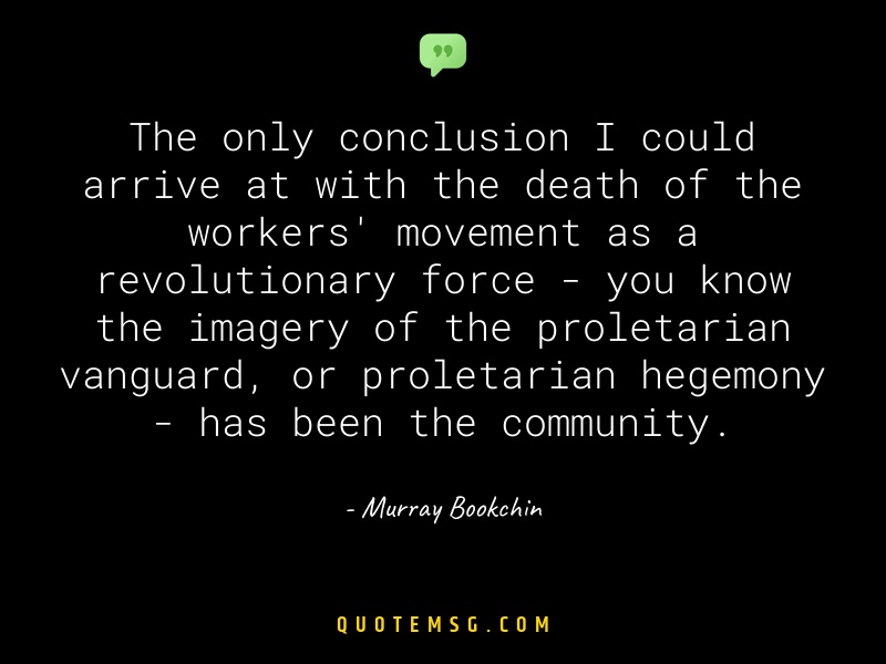 Image of Murray Bookchin