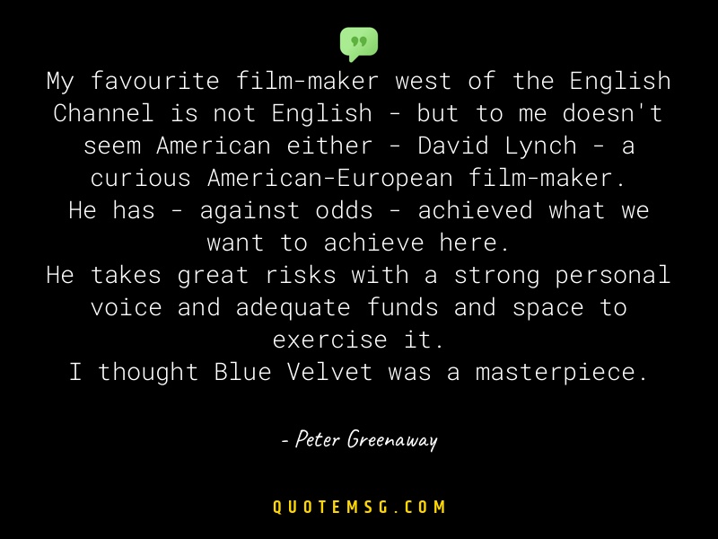 Image of Peter Greenaway