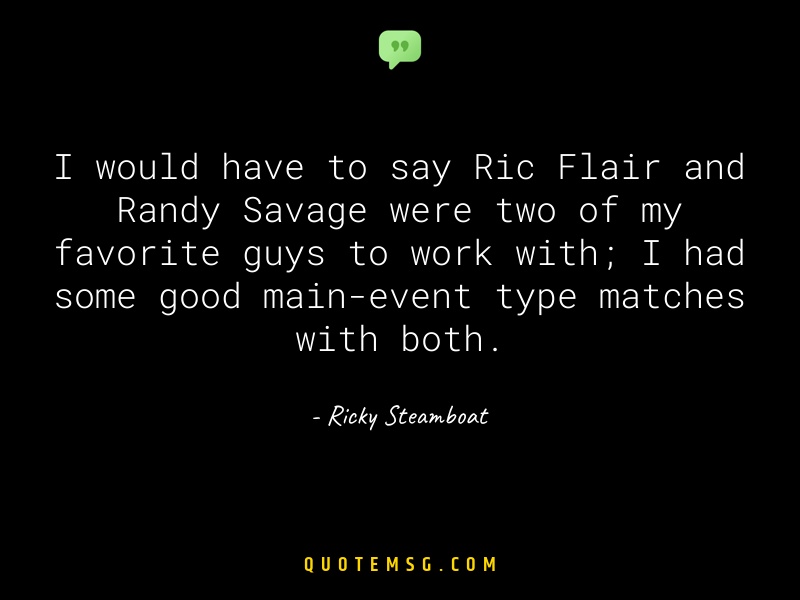 Image of Ricky Steamboat