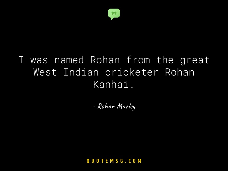 Image of Rohan Marley