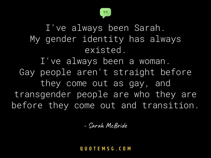 Image of Sarah McBride