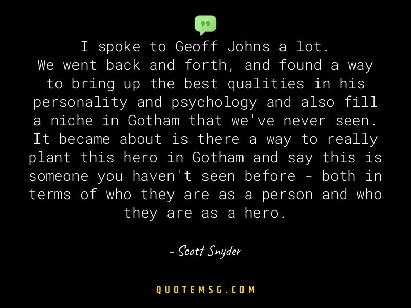 Image of Scott Snyder