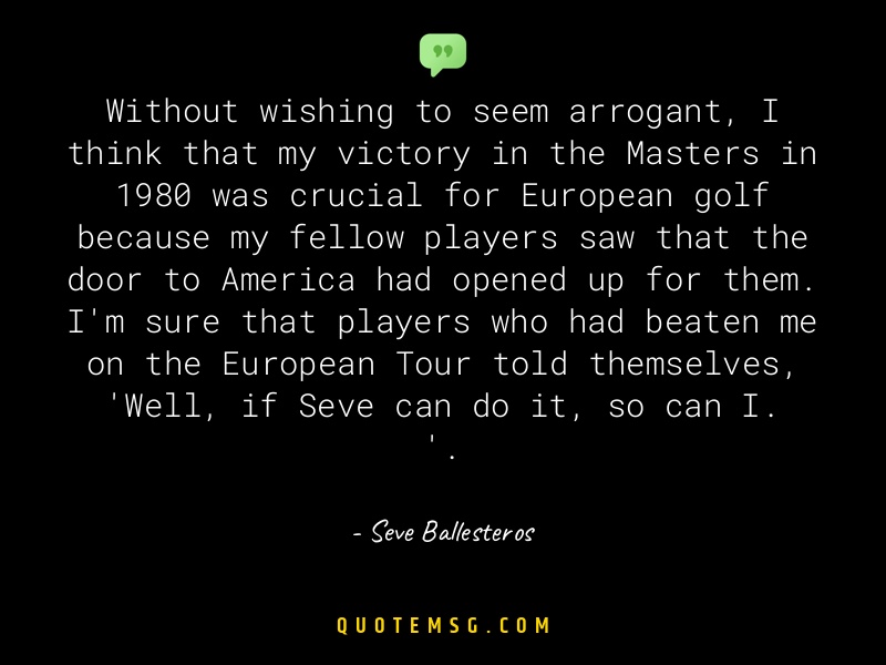 Image of Seve Ballesteros