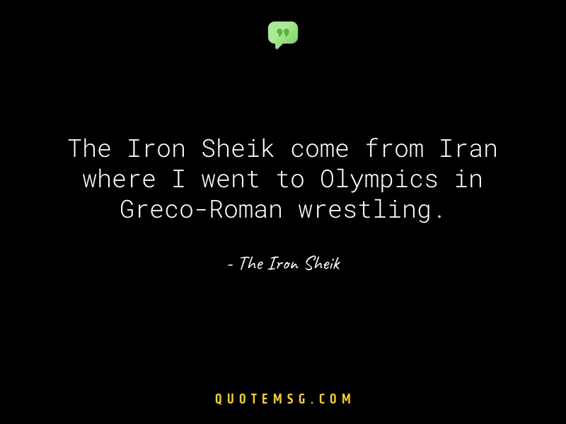 Image of The Iron Sheik