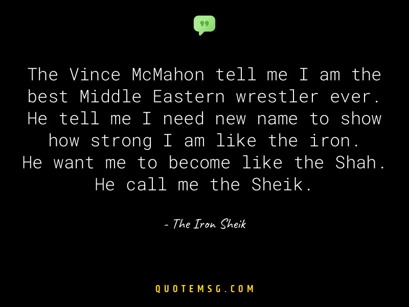 Image of The Iron Sheik