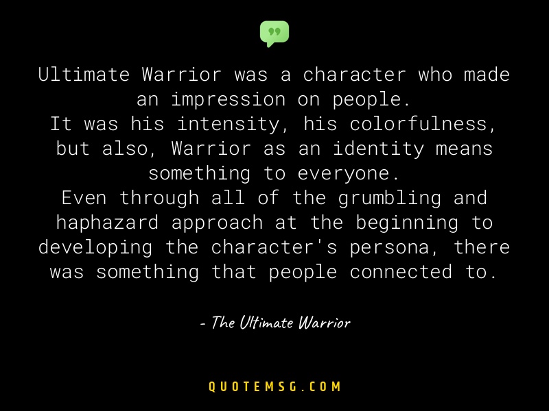 Image of The Ultimate Warrior