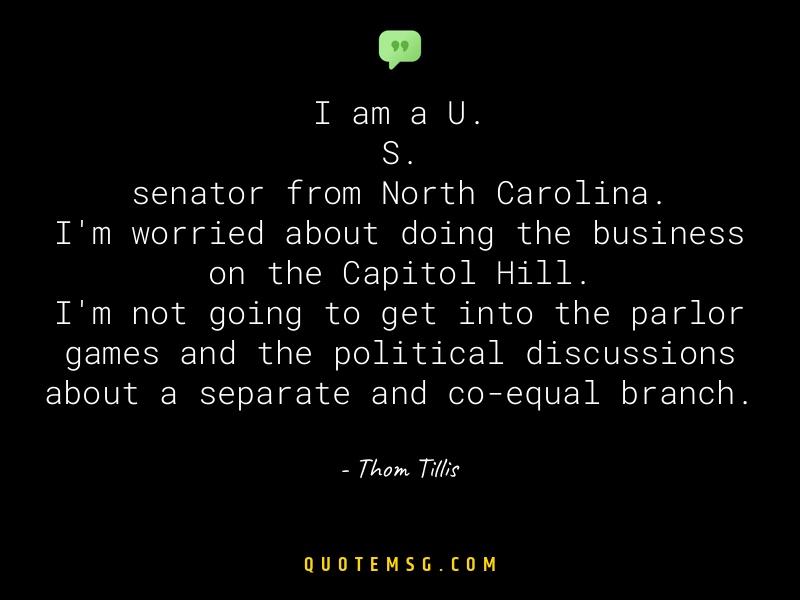 Image of Thom Tillis