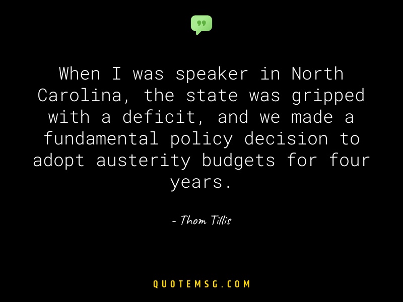 Image of Thom Tillis