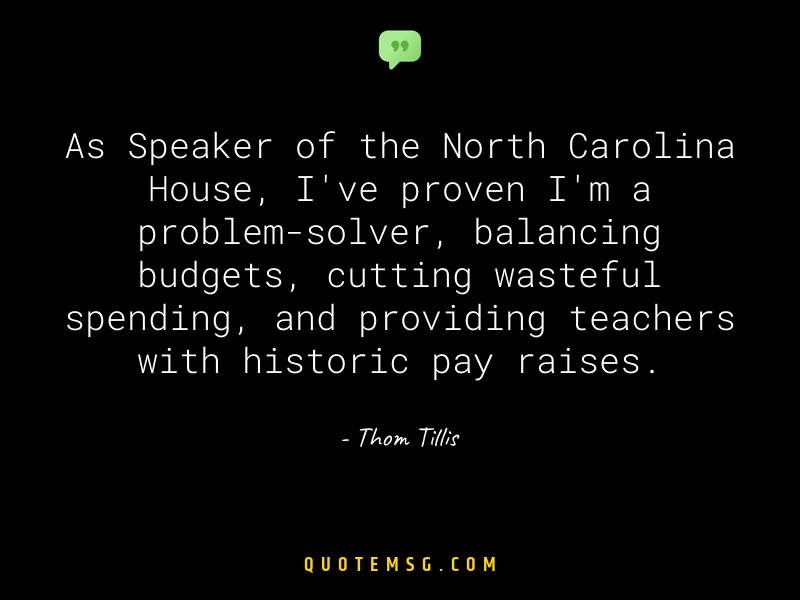 Image of Thom Tillis