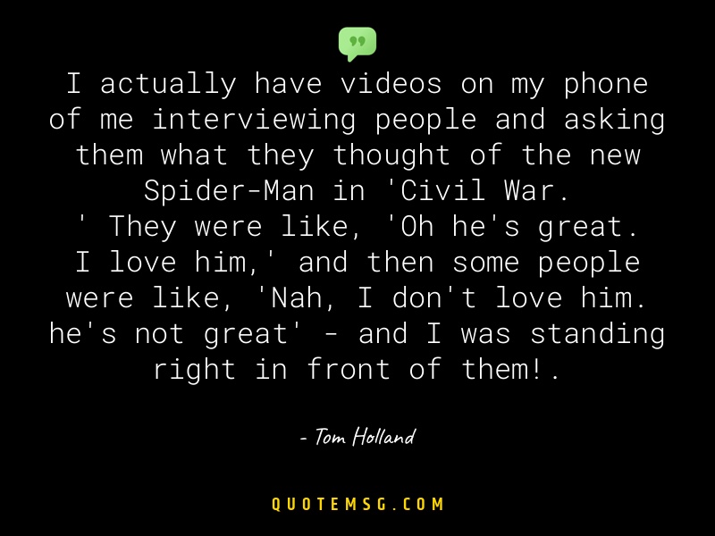 Image of Tom Holland