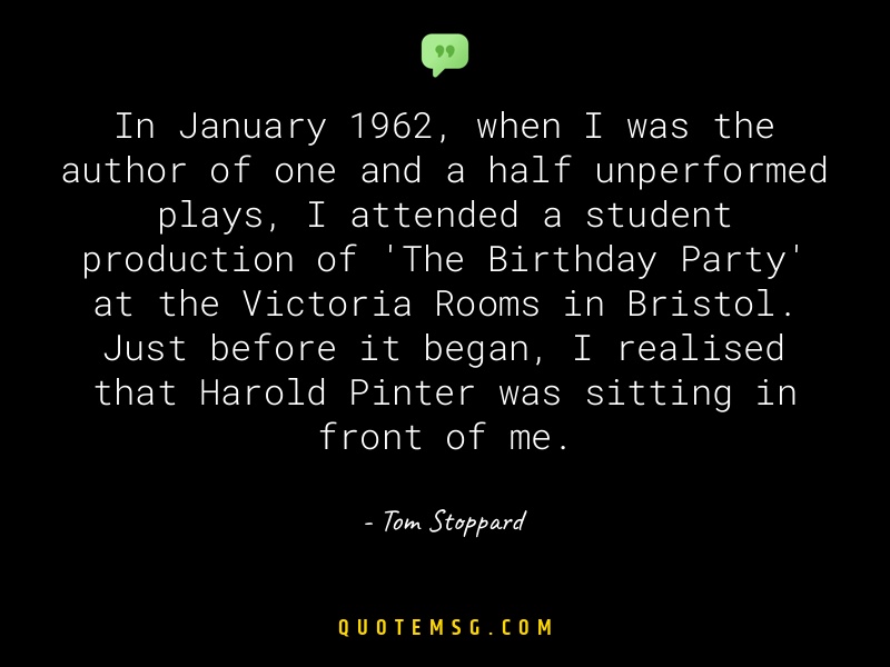 Image of Tom Stoppard