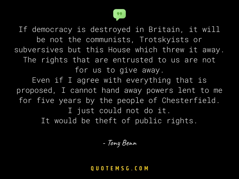 Image of Tony Benn