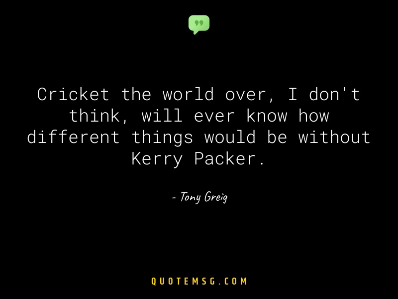 Image of Tony Greig