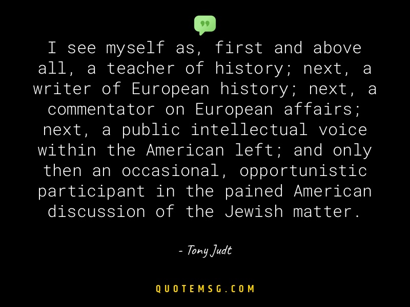 Image of Tony Judt