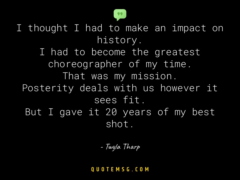 Image of Twyla Tharp