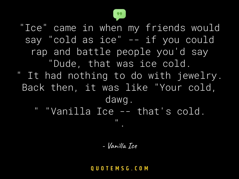 Image of Vanilla Ice