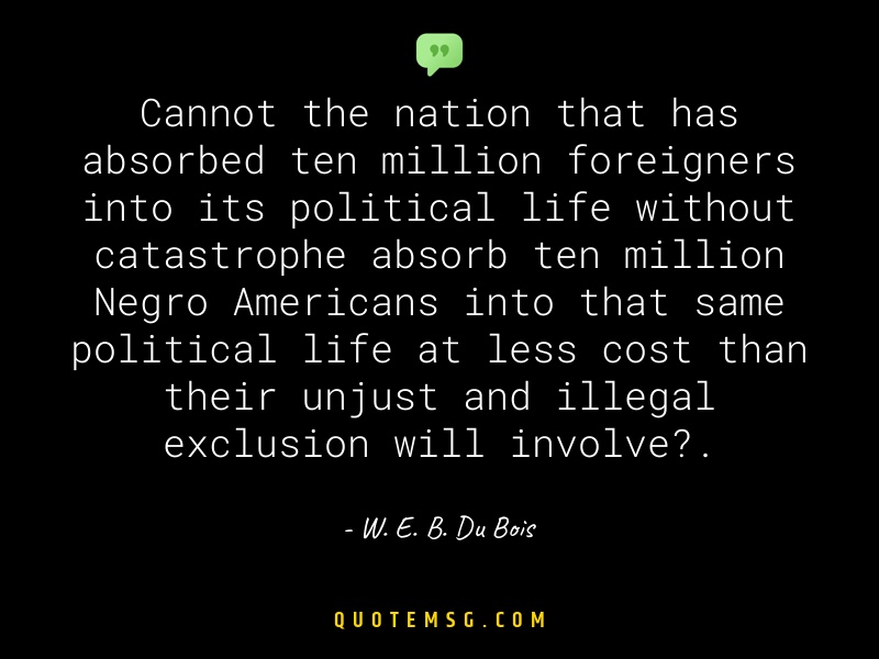 Image of W. E. B. Du Bois