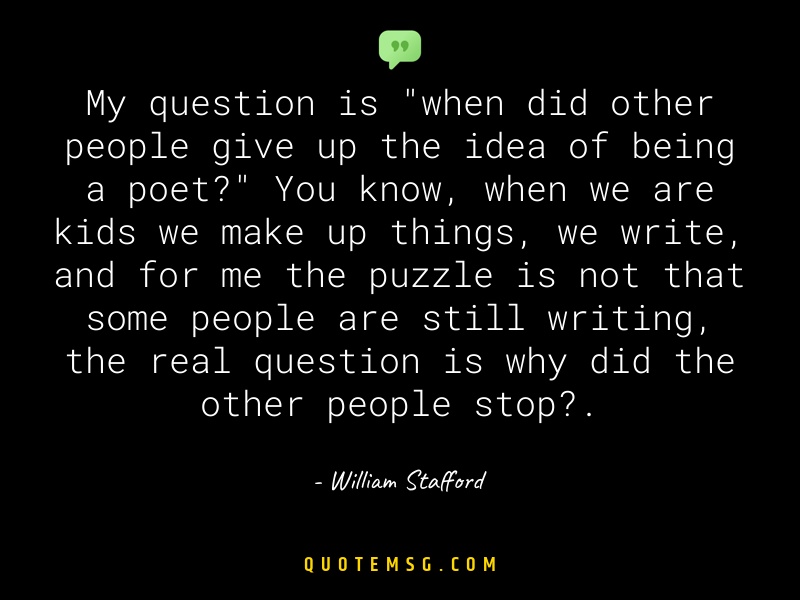 Image of William Stafford